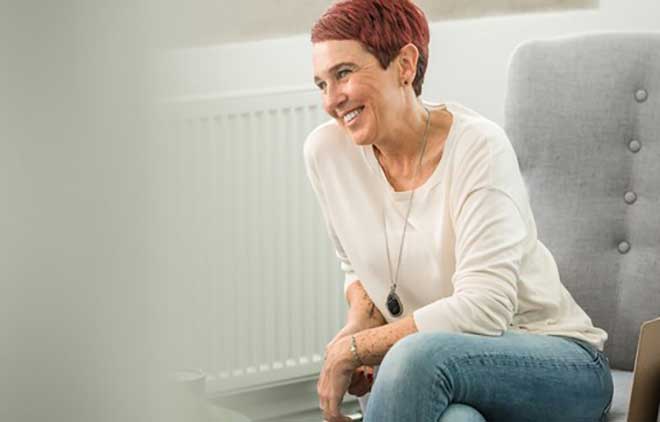 Nadine Pötz im Coaching Nadine Pötz in einer persönlichen Coaching-Situation.