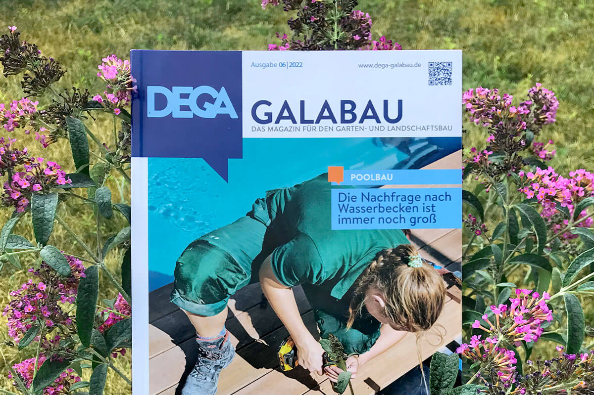 DEGA GALABAU, Ausgabe 06/2022, mit einem Beitrag über Wertschätzung und innere Haltung.